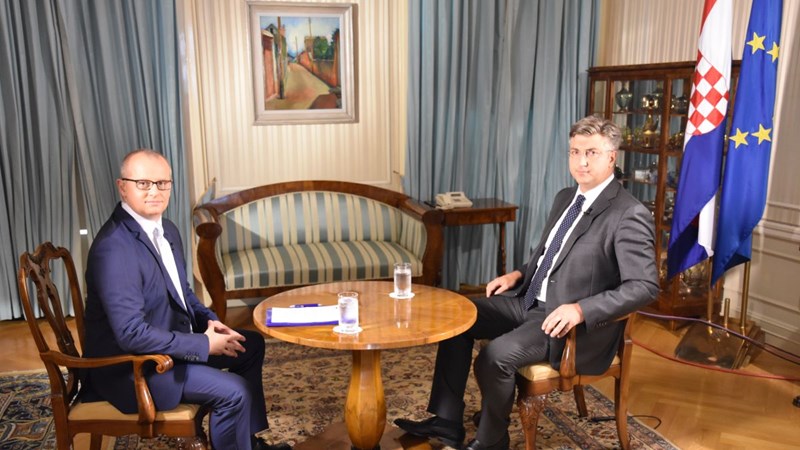 Predsjednik Vlade Andrej Plenković za HRT o aktualnim temama
